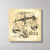 Zodiac Libra Canvas Afdruk (Voorkant)