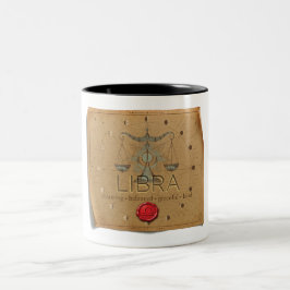Zodiac - Libra - Coffee Mug Tweekleurige Koffiemok