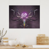 Zodiac Libra Horoscope Sign Poster (Keuken)