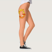 Zodiac Libra illustratie Leggings (Rechts)