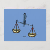 Zodiac: Libra In Color Briefkaart (Voorkant)