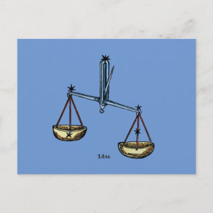 Zodiac: Libra In Color Briefkaart
