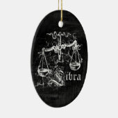 Zodiac  Libra Keramisch Ornament (Rechts)