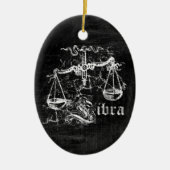 Zodiac  Libra Keramisch Ornament (Voorkant)