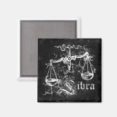 Zodiac Libra Magneet (Voorkant / Achterkant)