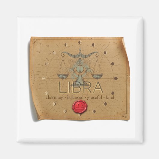 ZODIAC - Libra - Magnet (Voorkant)