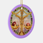 Zodiac Libra - Pas het aan! Keramisch Ornament (Rechts)