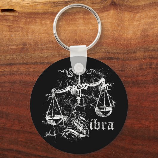 Zodiac Libra Sleutelhanger (Voorkant)