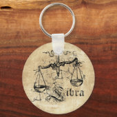 Zodiac Libra Sleutelhanger (Voorkant)