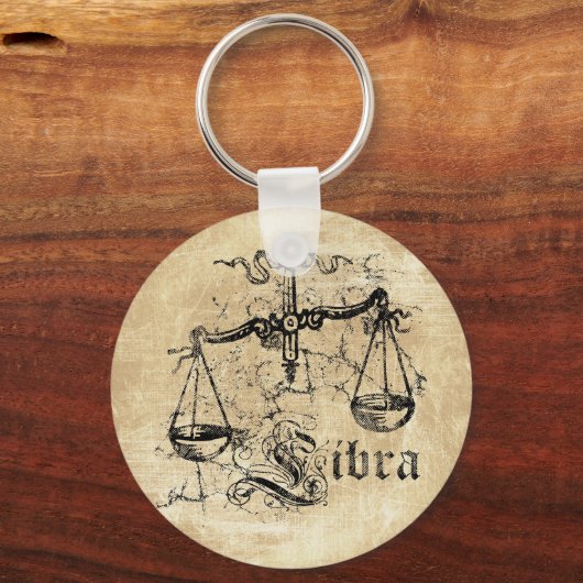 Zodiac Libra Sleutelhanger (Voorkant)