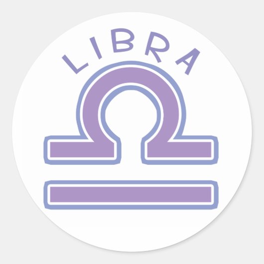 Zodiac libra stickers (Voorkant)