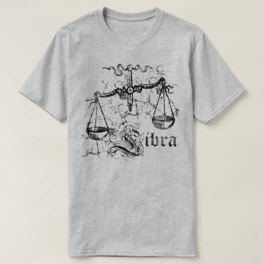  Zodiac Libra T-shirt (Design voorkant)