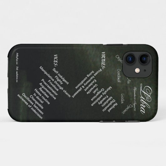 Zodiac Line™ (LIBRA) Case-Mate iPhone Case (Achterkant (horizontaal))