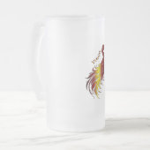 Zodiac Maagd Bierglas Matglas Bierpul (Voorkant links)