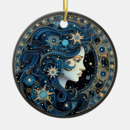 Zodiac Maagd Gepersonaliseerde Astrologie Ornament