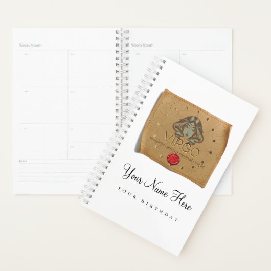 Zodiac - Maagd - Persoonlijke Dagplanner Planner (Display)