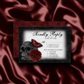 Zodiac Magic Crimson | Henna Red Gothic Entree RSVP Kaartje