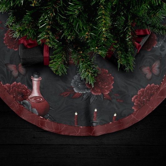 Zodiac Magic Crimson | Henna Red Gothic Skull Roos Kerstboom Rok