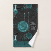 Zodiac Magic | Donker Blauwgroen Groen Gotische Sc Bad Handdoek (Handdoek)