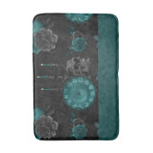 Zodiac Magic | Donker Blauwgroen Groen Gotische Sc Badmat (Voorkant Verticaal)