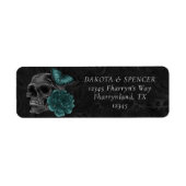 Zodiac Magic | Donker Blauwgroen Groen Gotische Sc Etiket (Voorkant)