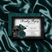 Zodiac Magic | Donker Blauwgroen Groen Gotische Sc RSVP Kaartje