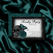 Zodiac Magic | Donker Blauwgroen Groen Gotische Sc RSVP Kaartje