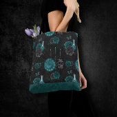 Zodiac Magic | Donker Blauwgroen Groen Gotische Sc Tote Bag