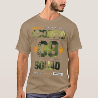 Zodiac Majesty Scorpio Squad Camo T-shirt