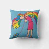 Zodiac Mama Pillow: Gelinkte sterrenbeelden Kussen (Achterkant)