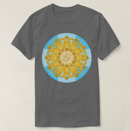 Zodiac Mandala SAGITTARIUS T-shirt (Design voorkant)