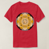 Zodiac Mandala VIRGO Black T-shirt (Design voorkant)