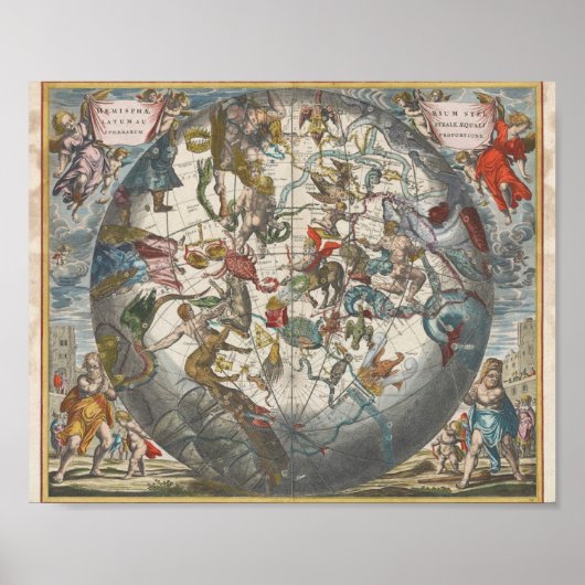 Zodiac Map Poster (Voorkant)