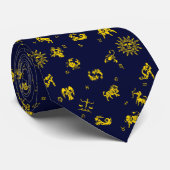 Zodiac Menagerie Stropdas (Opgerold)