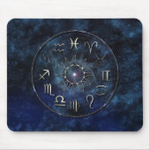 Zodiac met Starry-achtergrond Muismat (Voorkant)