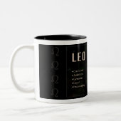 Zodiac-Mok - LEO the Lion Tweekleurige Koffiemok (Links)