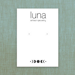 Zodiac Moon Phase met juwelier Display Visitekaartje