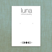 Zodiac Moon Phase met juwelier Display Visitekaartje