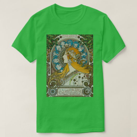 Zodiac Mucha 1896 T-shirt (Design voorkant)