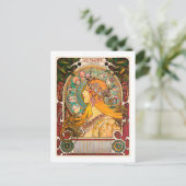 Zodiac, Mucha Briefkaart (Staand voorkant)