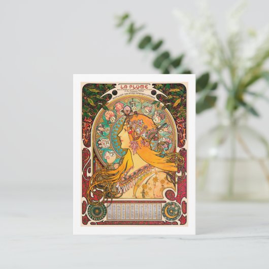 Zodiac, Mucha Briefkaart (Staand voorkant)