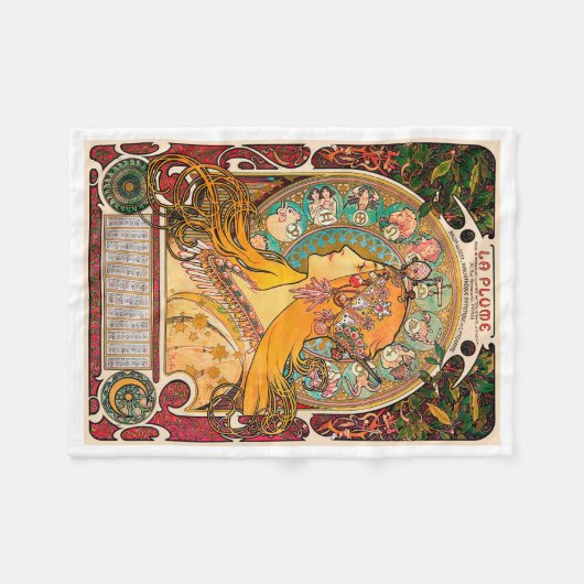 Zodiac, Mucha Fleece Deken (Voorkant (Horizontaal))