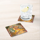 Zodiac, Mucha Kartonnen Onderzetters (Insitu)