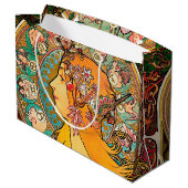 Zodiac, Mucha Large Gift Bag Groot Cadeauzakje (Achterkant Gekanteld)