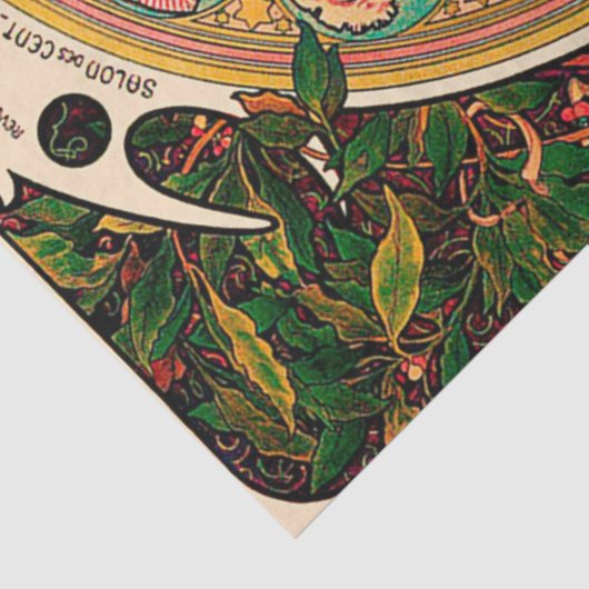 Zodiac, Mucha Tissuepapier (Detail)