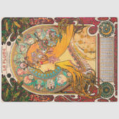 Zodiac, Mucha Tissuepapier (Voorkant)