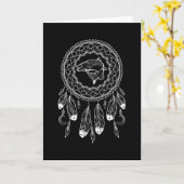 Zodiac Native American Zalm Kaart (Gele Bloem)