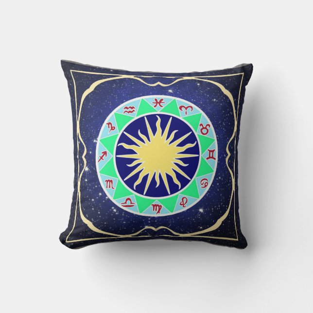 Zodiac Omkeerbaar Sierkussen (Voorkant)