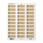 Zodiac - Onderteken Vissen Retouradres Labels (Full Sheet)