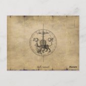 Zodiac ontmoet  Design van Tarot Briefkaart (Achterkant)